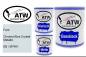 Preview: Ford, Chroma Blue Crystal Metallic, EB / M7401: 1L Lackdose + 1L Klarlack + 500ml Härter - Set, von ATW Autoteile West.
